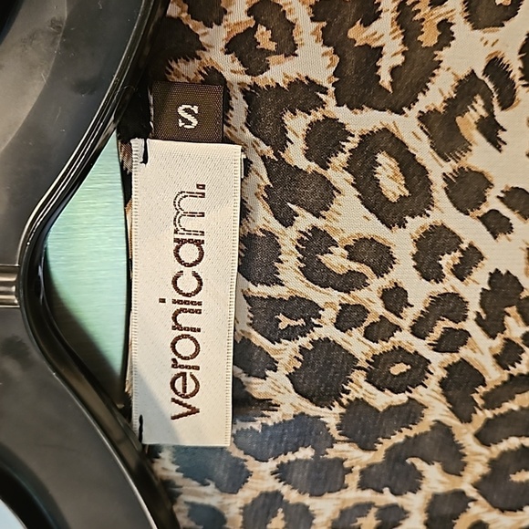 💕VERONICA M💕 Fringe Leopard Print Kimono Medium NWOT - Picture 7 of 13